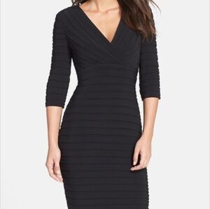 Adrianna Pappell Jersey Pleated Dress Size 6